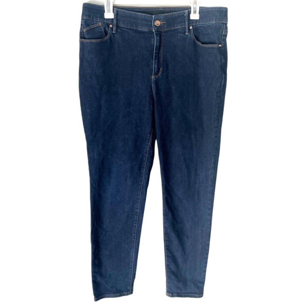 Chico's Jeans Women's 14 2.5‎ Skinny Dark Wash Minimalist Capsule Denim
